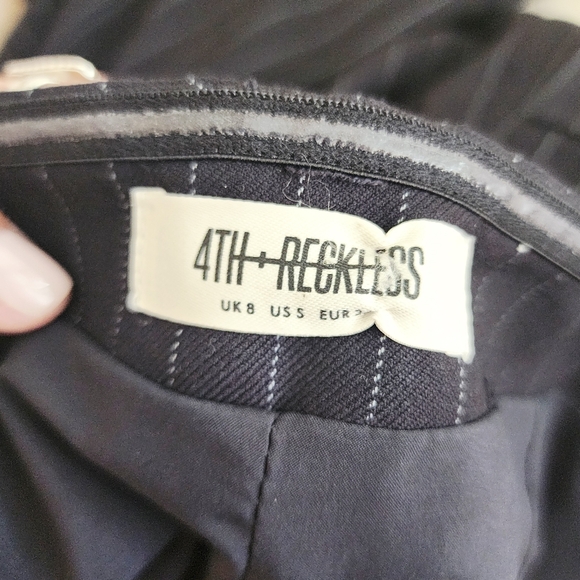 ANTROPOLOGIE 4th & Reckless Carly Strapless Stripe Dress MIDI DRESS SAIZE SMALL - Picture 7 of 15